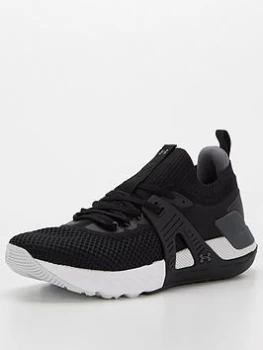 Image of Under Armour Training Project Rock 4 - Black/White, Size 9, Men