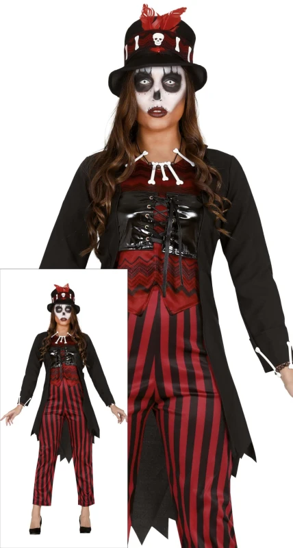 Image of Fiestas Guirca Fancy Dress Adult Voodoo Witch in Black Size: XL Black Unisex XL