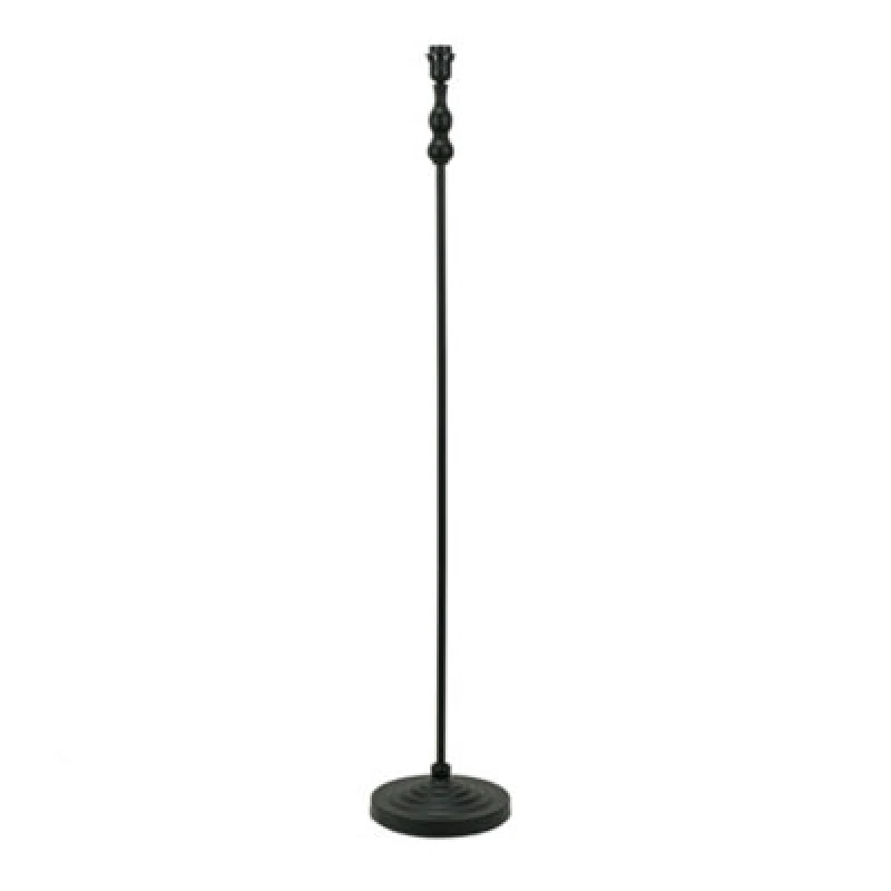 Image of ValueLights Maggie Metal Candlestick Slim Floor Lamp Base Black