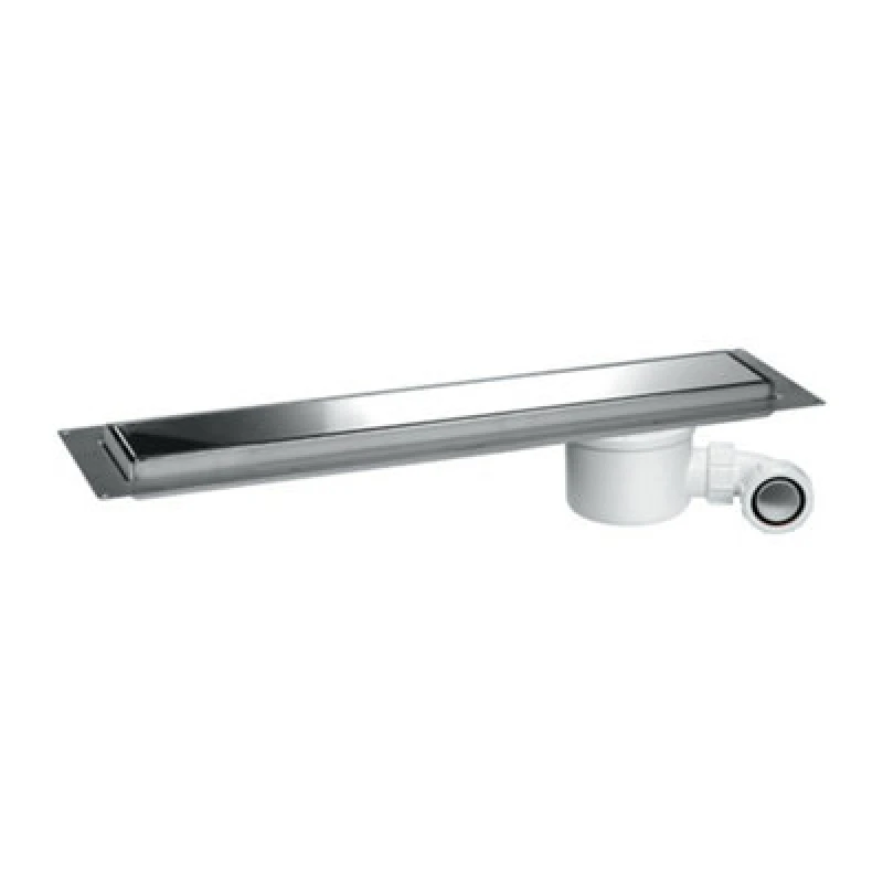 Image of McAlpine CD600-P Polished Stainless Steel Standard Channel Drain - 548mm Silver