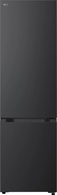 Image of LG NatureFRESH  GBBS524CEV 203cm No Frost Fridge Freezer - Black Steel - C Rated, Black