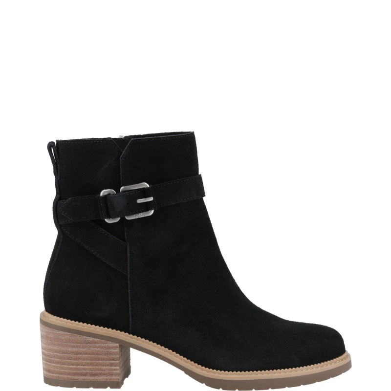 Image of Toms Hailey Buckle Ankle Boot Black female 6 (38.5)