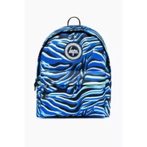 Image of Hype Harper Zebra Backpack (One Size) (Black/Blue/Teal)