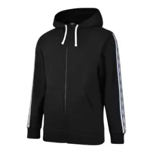 Image of Umbro Taped Zip Hoodie Mens - Black