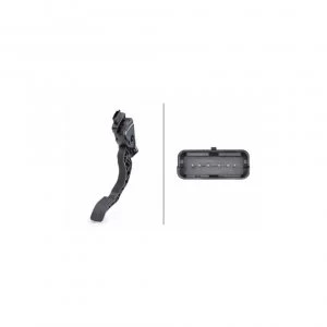 Image of Accelerator Pedal Position Sensor HELLA 6PV 009 949-831