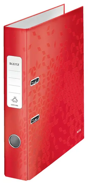 Image of Leitz Lever Arch File 180 WOW A4 50mm Red Pack 10 - 10060026 21706AC EXR21706AC