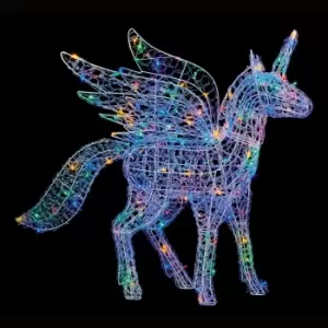 Image of Premier Decorations Premier 1m 200 Multi LED Soft Acrylic Pegasus