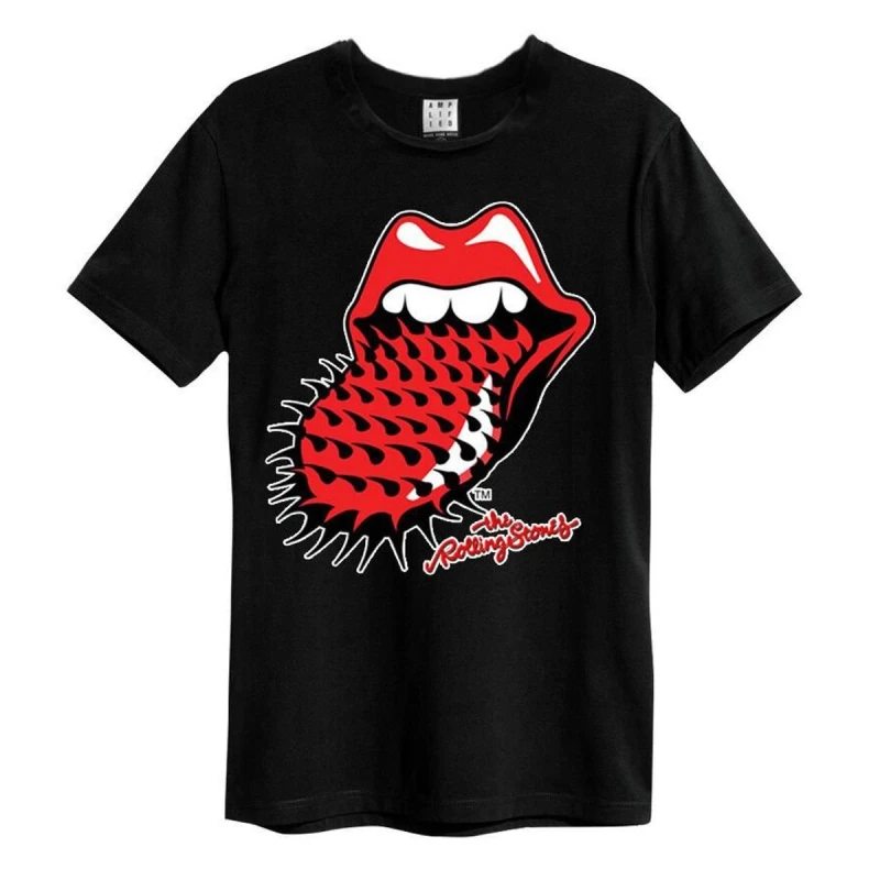 Image of Amplified Amplified Men 94 95 The Rolling Stones T-Shirt in Black Size: X-Small Black XS Male 5063852061051