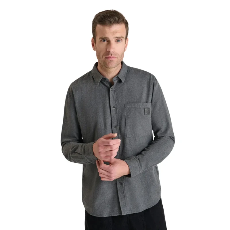 Image of Le Temps des cerises Shirt Le Temps des cerises Gastel Gris Male S