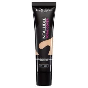 Image of LOreal Infallible Total Cover Foundation 9 Sand