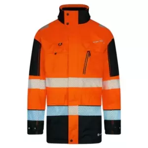 Image of Click Workwear Deltic Hi-vis Jacket Two-tone or BL M