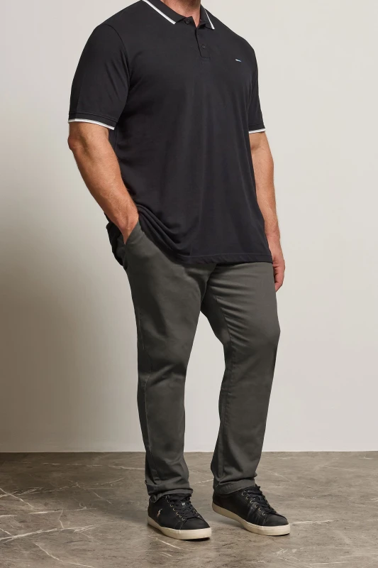 Image of BadRhino Chino Trousers 30" - Grey, Size 58, Men Grey W8FES Male 58