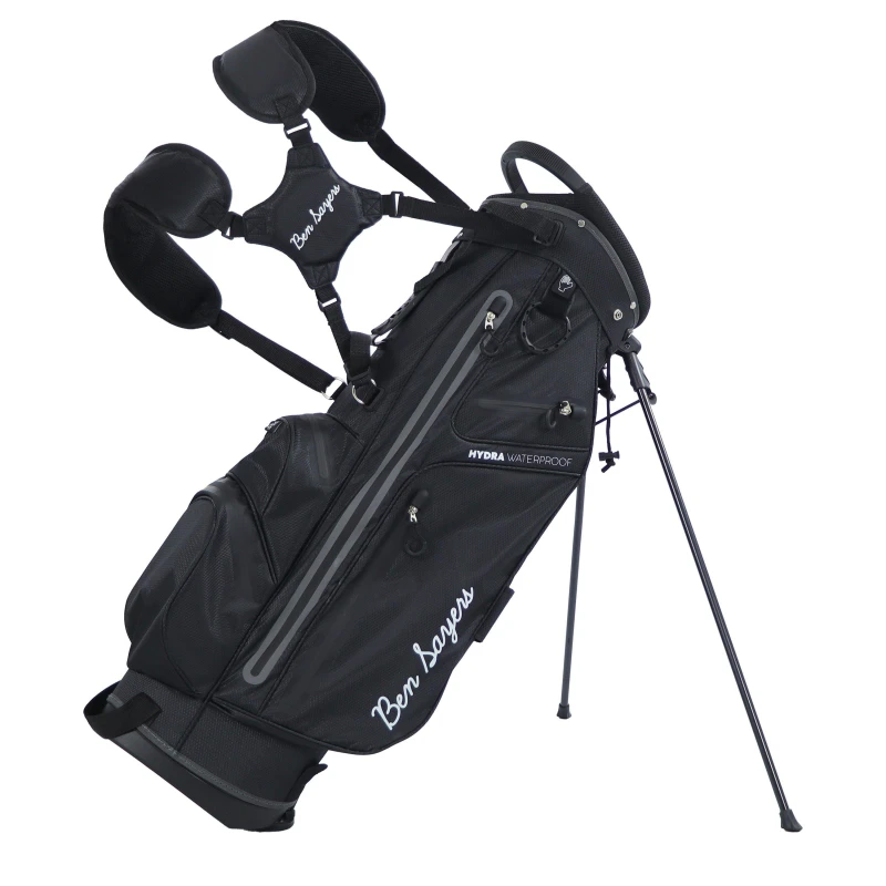 Image of Ben Sayers Hydra Pro Waterproof Stand Bag Golf Stand Bags One Size Black 71367903000