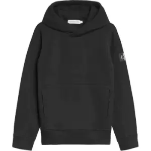 Image of Calvin Klein Jeans Calvin Klein Badge Hoodie - Black