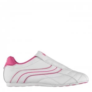 Image of Lonsdale Benn Childs Trainers - White/Cerise