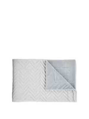 Image of Catherine Lansfield So Soft Velvet Touch Zig Zag Pinsonic Throw