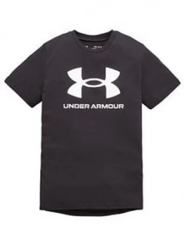Image of Urban Armor Gear Boys Sportstyle Logo Short Sleeved T-Shirt - Black, Size M=9-10 Years