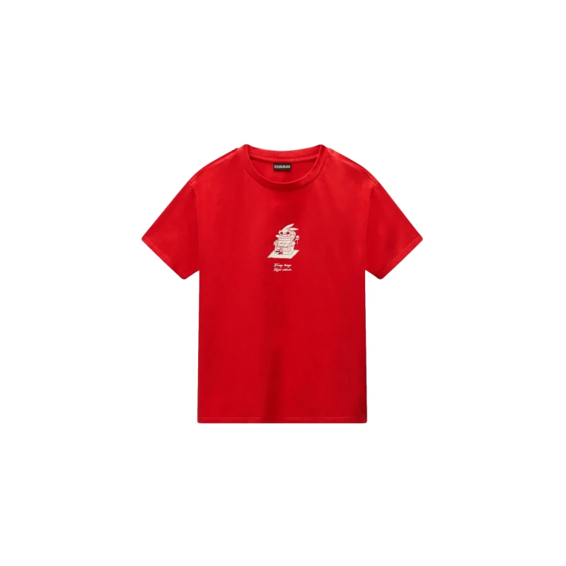 Image of Womens T-Shirt Napapijri Antimony Rouge Female M