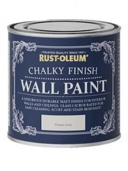 Image of Rust-Oleum Chalky Wall Paint Winter Grey 125Ml