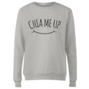 Image of Chia Me Up Womens Sweatshirt - Grey - 5XL