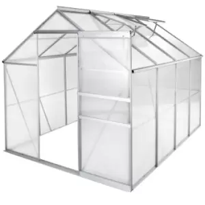 Image of Tectake Greenhouse In Aluminium & Polycarbonate