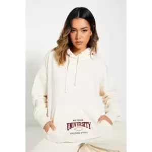 Image of I Saw It First Reclaim Sustainable Staples Oversized University T Shirt - White