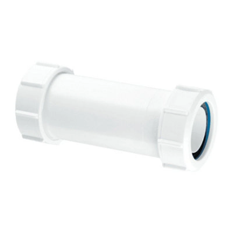 Image of McAlpine Adjustable Straight Connector 2" MZ18E White