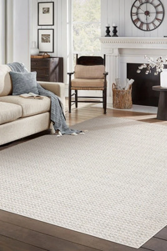 Image of RugsX Carpet Jersey 19236 Grey - Structural, Loop Boho 60X100 Cm