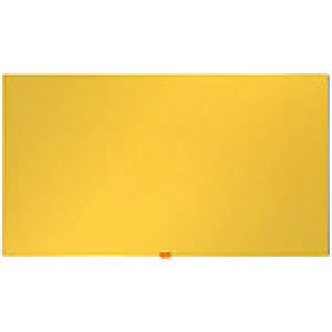 Image of Nobo Notice Board Felt Yellow 50 x 89 cm