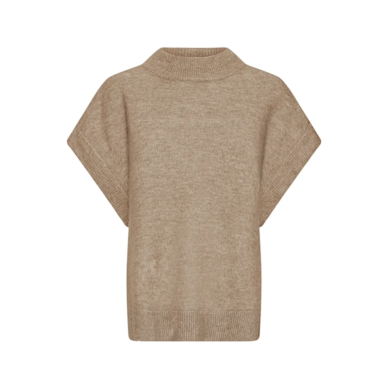 Image of fransa Womens turtleneck sweater fransa Sanny 1 Beige Female L