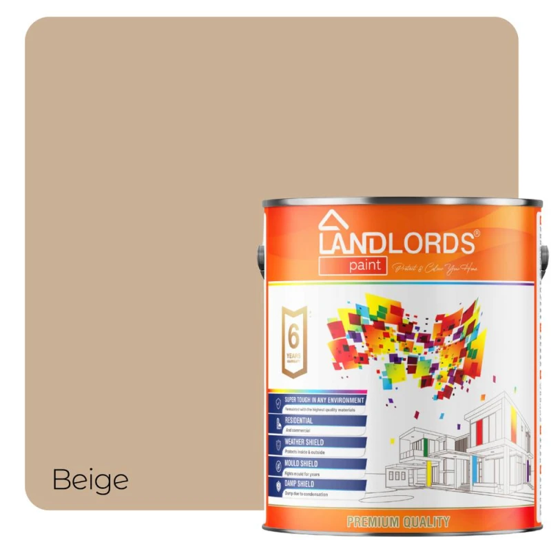 Image of LANDLORDS PAINT One Coat Paint - 20L in Beige Beige Unisex 20L