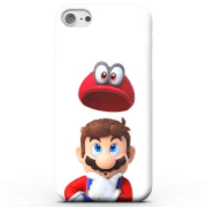 Image of Nintendo Super Mario Odyssey Mario And Cappy Phone Case for iPhone and Android - iPhone 6 - Snap Case - Gloss