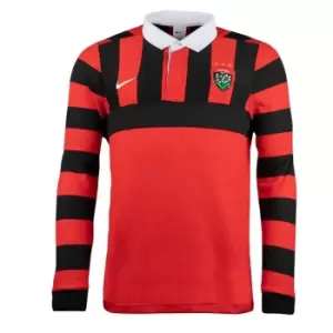 Image of Nike Toulon Long Sleeve Home Shirt 2022 2023 Adults - Red