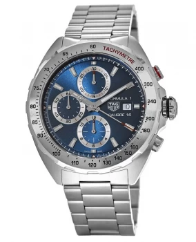 Image of Tag Heuer Formula 1 Automatic Chronograph Blue Dial Steel Mens Watch CAZ2015.BA0876 CAZ2015.BA0876