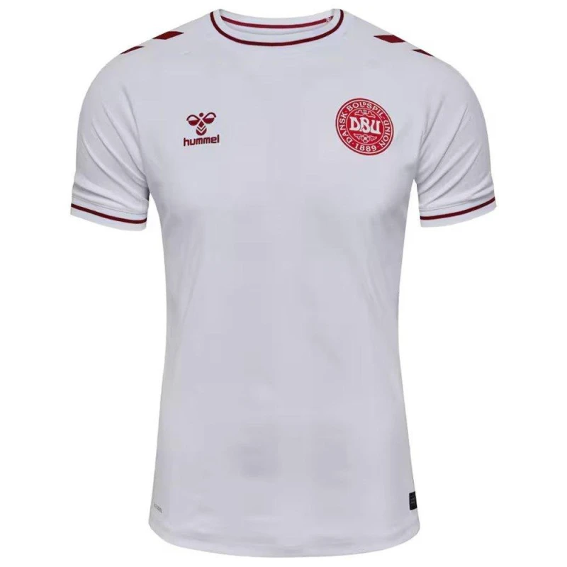 Image of Hummel Denmark Away Shirt 2025 Adults White male Small