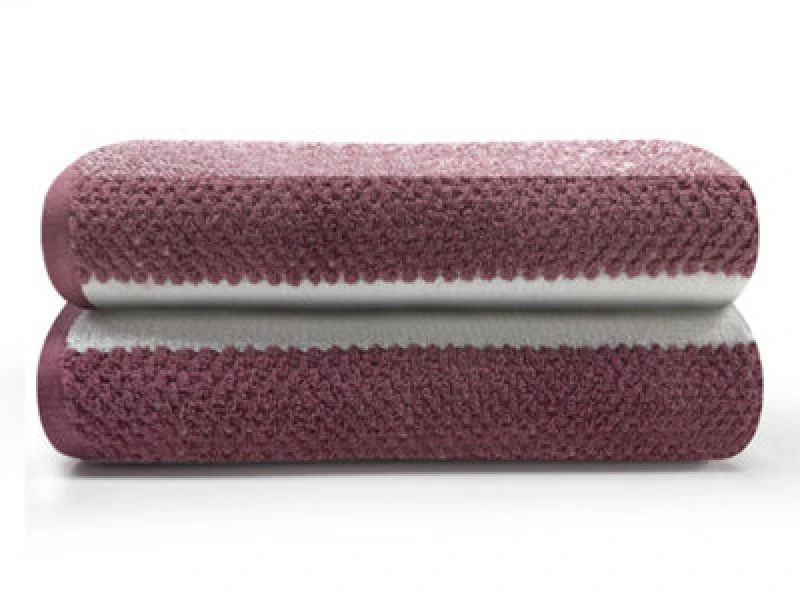 Image of Gc Gaveno Cavailia Stripe Bath Sheets 90X140 Towels Pink Set Of 2 Fast Drying & Water Absorbent Hotel Quality Cotton Towels Set