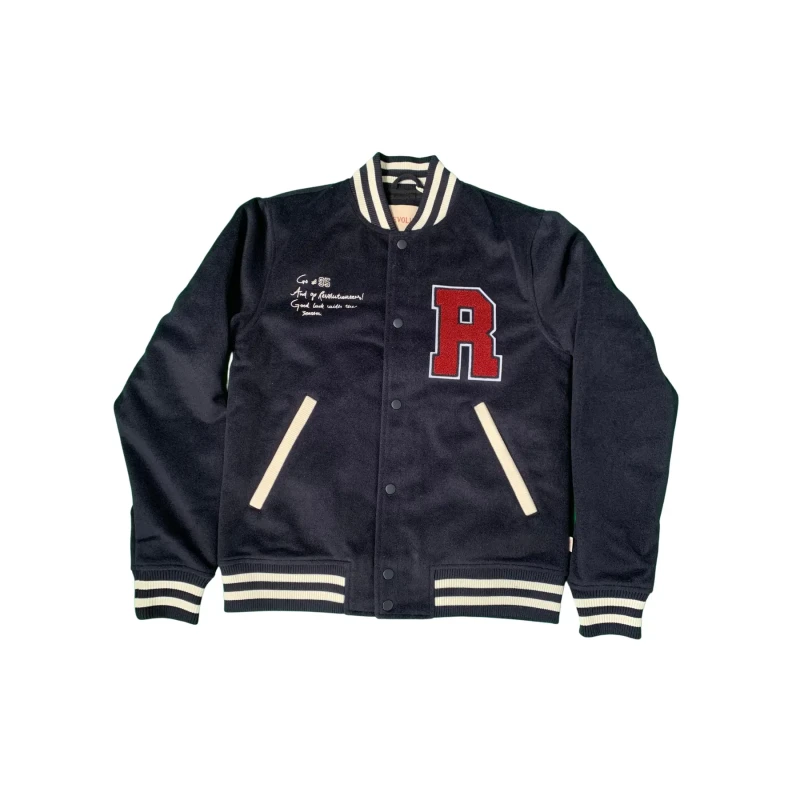 Image of Revolution Jacket Revolution Varsity Bleu Male S