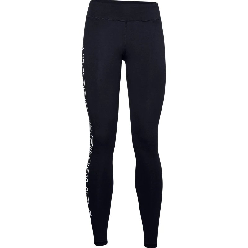 Image of Under Armour Favourite Wordmark Womens Leggings - Black 10