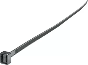 Image of Cable tie 375mm Black Hole mount HellermannTyton