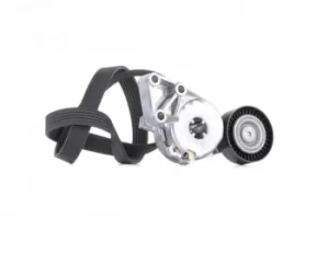 Image of GATES Poly V-Belt SKODA,SEAT,AUDI K046PK1043 Ribbed Belt,V Ribbed Belt,Multi V Belt,Poly Belt,V-Ribbed Belt Set