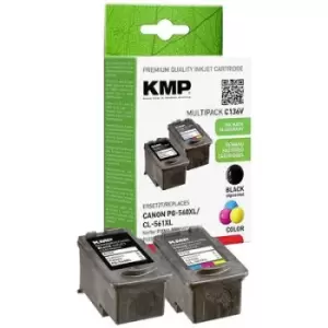 Image of KMP Ink replaced Canon PG560XL (3712C001), CL561XL (3730C001) Compatible Set CMYK C136V 1581,4005
