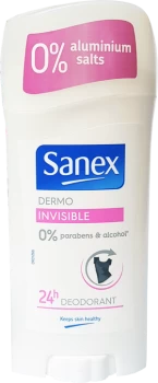 Image of Sanex Dermo Invisible Deodorant Stick 65ml