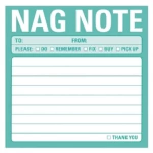 Image of Knock Knock Nag Note Sticky Notes