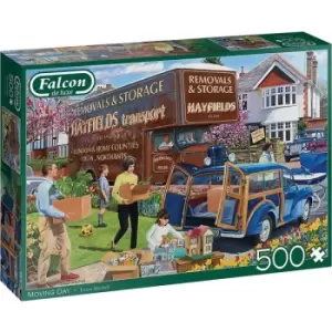 Image of Jumbo Falcon De Luxe Moving Day 500 Piece Jigsaw Puzzle