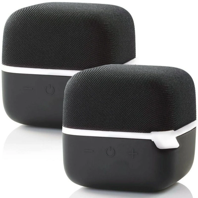 Image of Loops 2x 15W Bluetooth Speaker Kit White True Wireless Stereo Portable Rechargeable White unisex