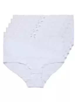 Image of Yours 5pk Full Briefs.optic White, Size 38-40, Women