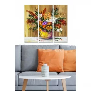Image of MDF3566456 Multicolor Decorative MDF Painting (3 Pieces)
