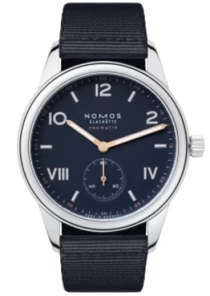 Image of Nomos Glashutte Watch Club Campus Neomatik 39 Midnight Blue Sapphire Crystal
