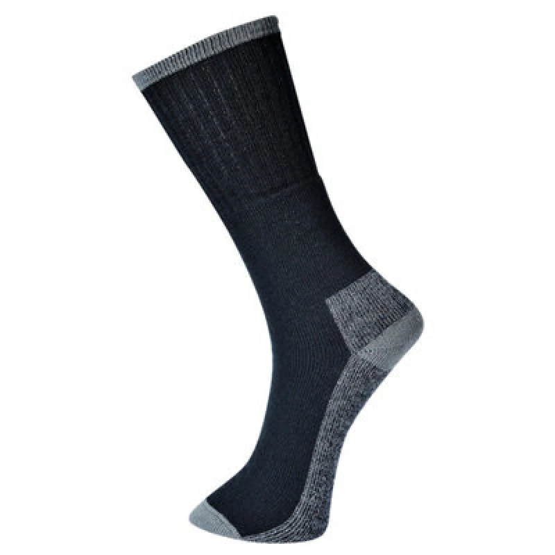 Image of Portwest Work Socks SK33BKR39-43 Colour: Black