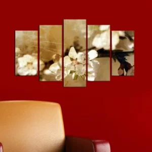 Image of 5MF-45 Multicolor Decorative MDF Painting (5 Pieces)
